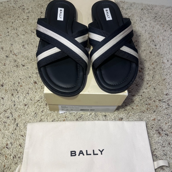 Bally Men’s size 10 Glide crossover strap Sandals main image 4